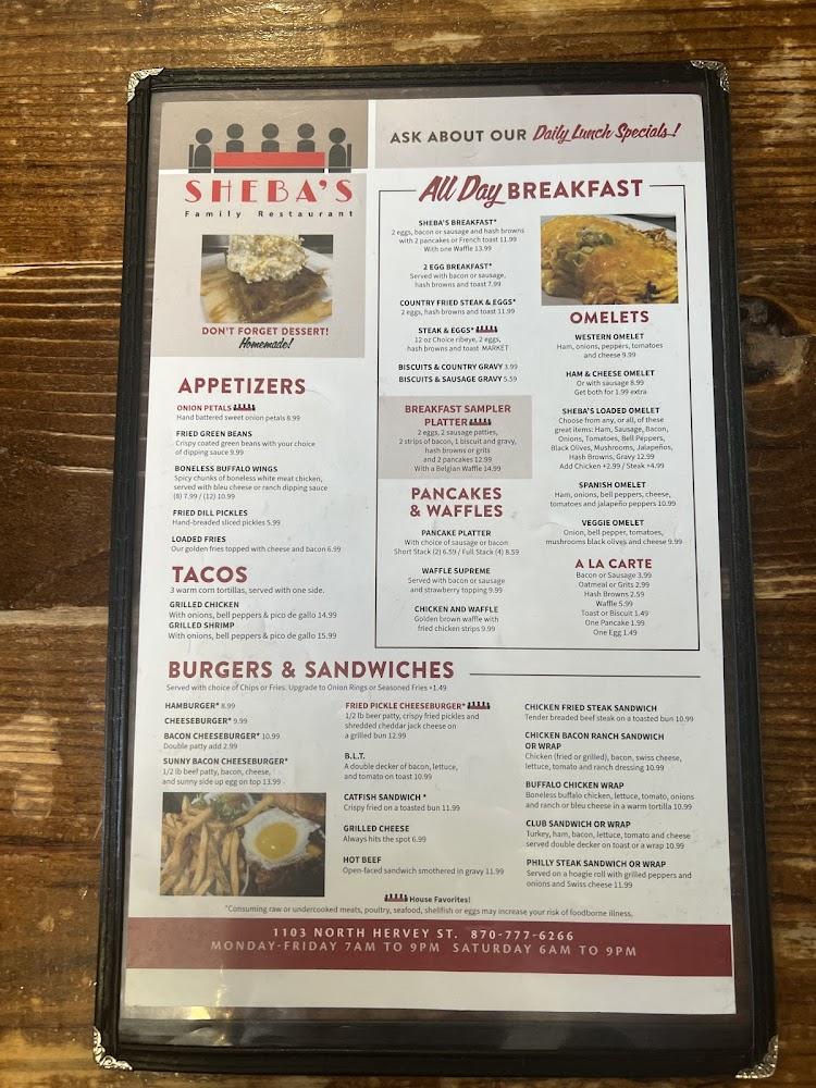 Sheba's Menu image 4
